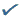 checkmark