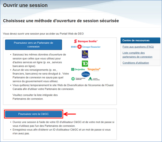 Figure 3 : Méthode d'ouverture de session