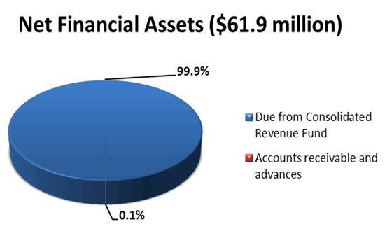 Graphic: Net Financial Assets ($61.9 million)