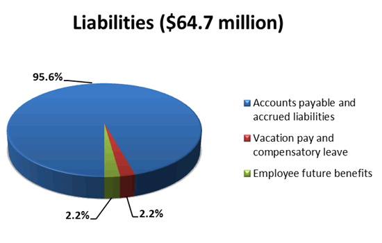Graphic: Liabilities ($64.7 million)