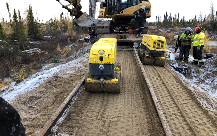 On October 31, 2018, the first train rolled into Churchill since the rail line washed out in May of 2017