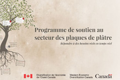 Visualiser le Programme de soutien au secteur des plaques de plâtre