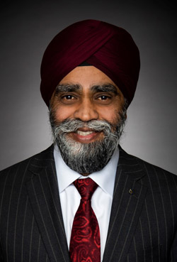 Photo of The Honourable Harjit S. Sajjan Minister of International Development and Minister responsible for the Pacific Economic Development Agency of Canada